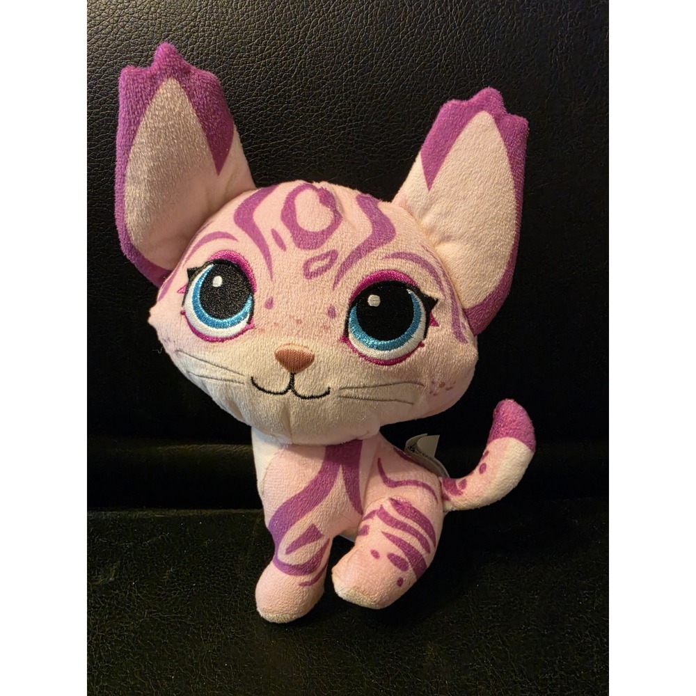 Disney Junior Super Kitties Willa Plush 7" Pink Purple Collector Superkitties